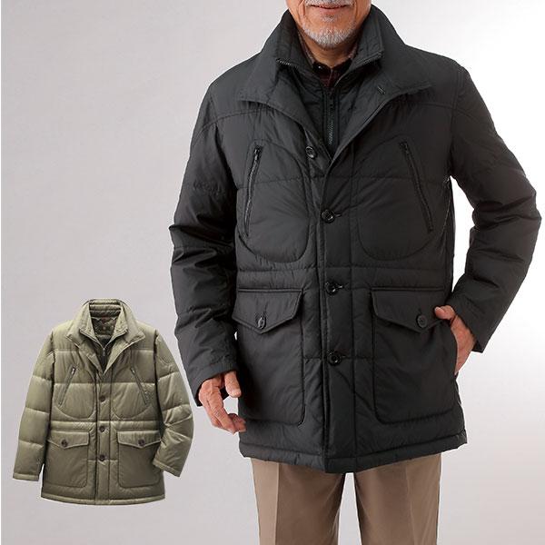 ハワード ハンティントン・クラブ フェイクレイヤード撥水10ポケットダウンジャケット 315-5121 1着 Huntington Club ハワード ハンティントン・クラブ フェイクレイヤード