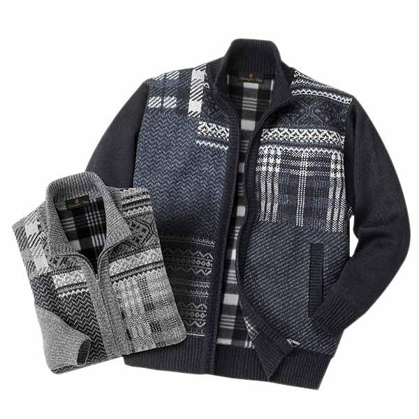 ハワード ハンティントン・クラブ 裏フリースニットブルゾン 316-63610 1着 Huntington Club ハワード ハンティントン・クラブ 裏フリースニット