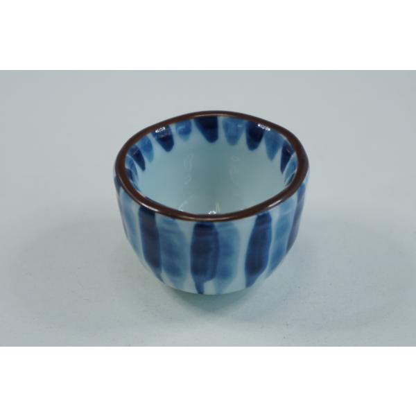 有田焼渕錆刷毛朱ライン角向付業務用10枚