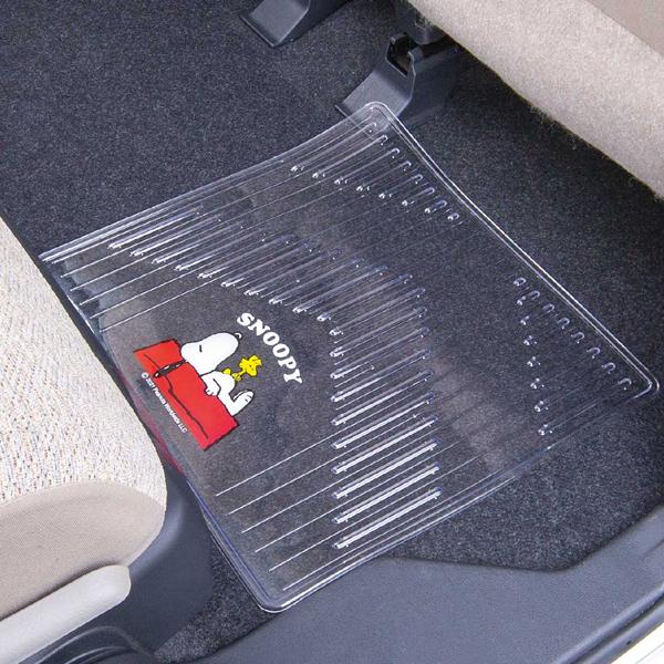 �t���A�}�b�g �J�[�}�b�g SNOOPY �X�k�[�s�[ �N���A�[ �A���[ 2 ���� ��� �p 1�� 43×40cm �N���A BONFORM �{���t�H�[�� 6407-08CL ��������