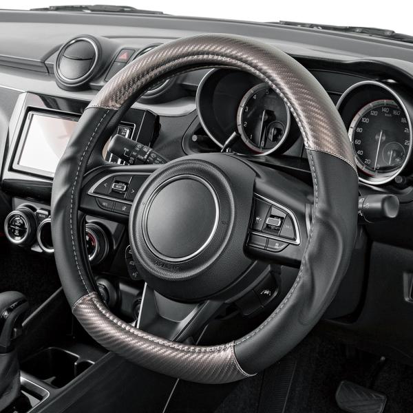 BONFORM（ボンフォーム） ハンドルカバー ステアリングカバー 軽自動車