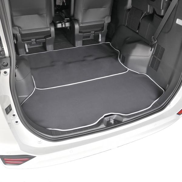 在庫あり ラゲッジマット トヨタ ノア ヴォクシー 専用 90系 2022.1- 撥水 防水 ラゲージ トランク マット ブラック 黒 色 W7-39 7788
