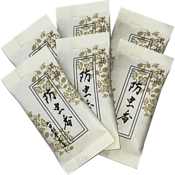 ・掛軸用の防虫香（上品・6個）です・大切な美術品の保護のために・ゆうメールで発送・PP袋による簡易包装・掲載している数量以外も別途お見積の上、ご対応させていただきます「使用上の注意」・半年〜１年を目安に取り替えください・適宜、置き場所を変え...