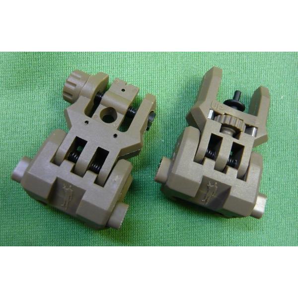 CAA Airsoft Division LowProfile ^CvFolding Battle Sight SET DE
