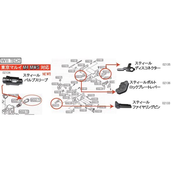 �y�����z WII TECH �o���u�m�b�J�[ �t�@�C�������O�s�� �����}���C M4 MWS�p Fe�� 02133