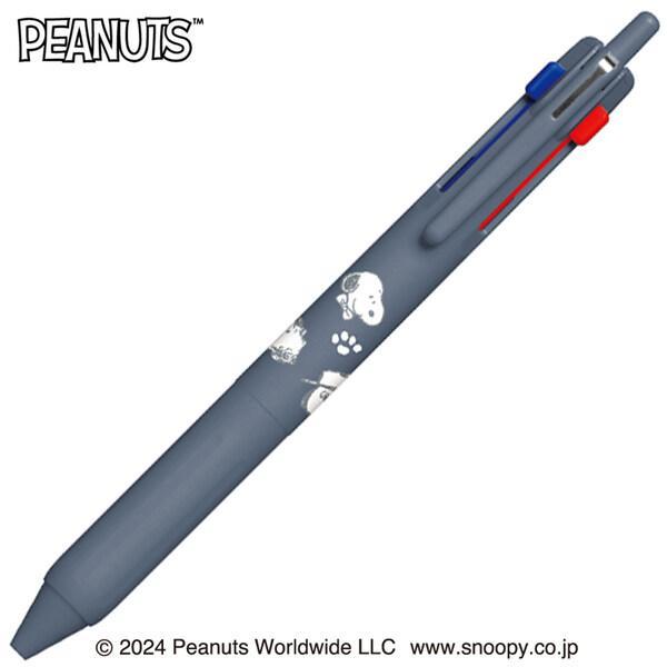 ジェットストリーム 新3色ボールペン スヌーピー 0.5mm 長持ちインク