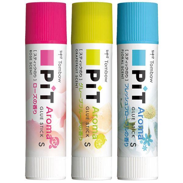 トンボ鉛筆 スティックのり ピットハイパワーSアロマ 香り付き 3