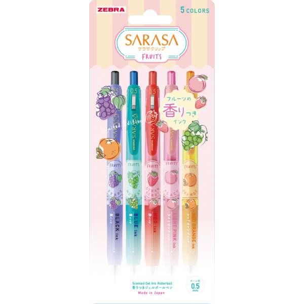 サラサクリップ × ピチレモン　香り付き　限定デザイン　4本セット Amazon | ゼブラ ジェルボールペン サラサクリップ 0.5mm 香り