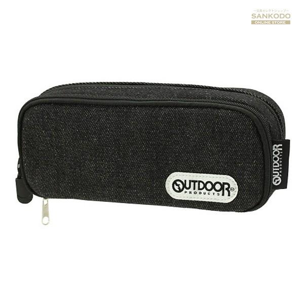 Outdoor アウトドア サンスター文具 ペンケース ２ルーム デニム ブラック S 文具セレクトショップ Sankodo 通販 Yahoo ショッピング