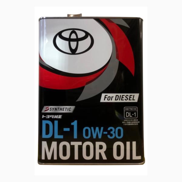 トヨタ純正 ディーゼルエンジンオイル DL-1 0W-30 4L 08883 トヨタ純正 ディーゼルエンジンオイル DL-1 0W-30 4L 08883