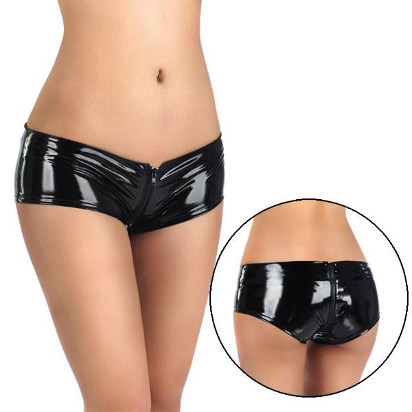 Sanna S マイクロ セクシー ホットパンツ ショーツ エナメル フルジッパー付き ブラック 黒 ローライズ ショートパンツ マイクロミニ ボトム 日本製 Hs581 Sannas ヤフー店 通販 Yahoo ショッピング