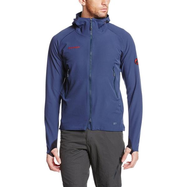 MAMMUT SOFtech CLIMB Light Hooded Jacket Men Marine JPのL MAMMUT SOFtech CLIMB Light Hooded Jacket Men Marine JPのL