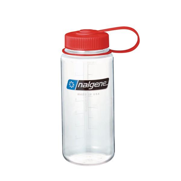 NALGENE（ナルゲン） カラーボトル 0.5L クリア/赤 : さんの商店