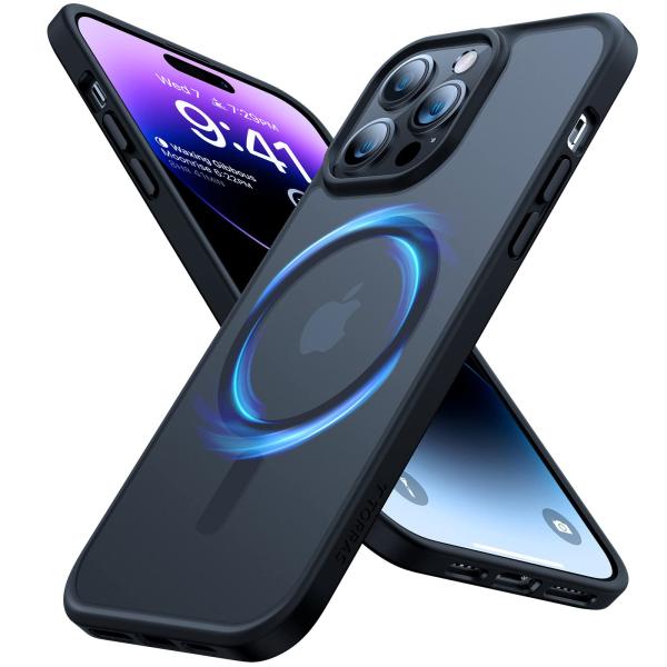 米軍規格・MagSafe対応】TORRAS iPhone 13 pro 用 ケース 半透明