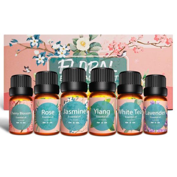 Poven アロマオイル 6本セット エッセンシャルオイル 精油