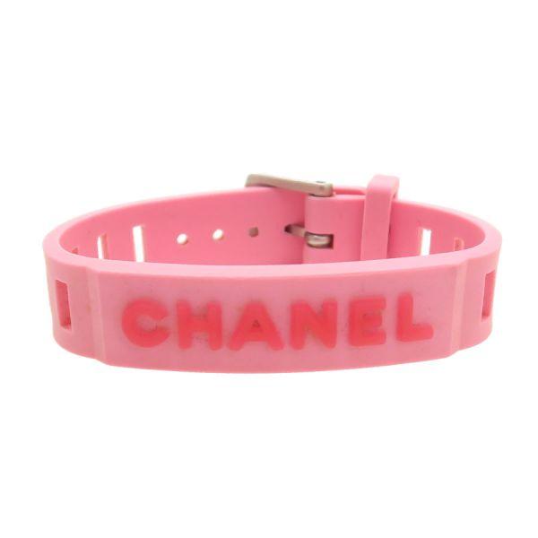 CHANEL ラバーブレスレット 99P ロゴブレスレット CHANEL（シャネル） 99Pラバーブレスレット Bランク. : 質屋さのや