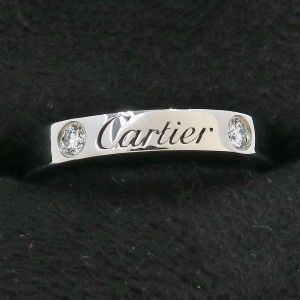Cartier（カルティエ） Cドゥカルティエリング/3MM/2Pダイヤ#47(日本