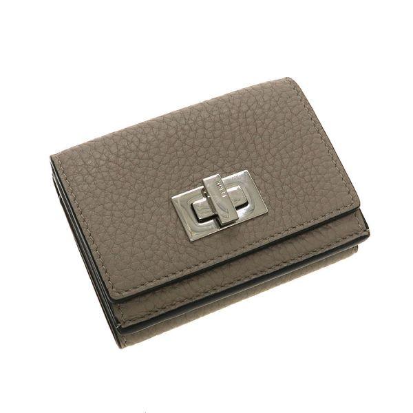 FENDIピーカブー　FENDIコンパクト財布 楽天市場】フェンディ FENDI 財布 三つ折り財布 ミニ財布 ピーカブー