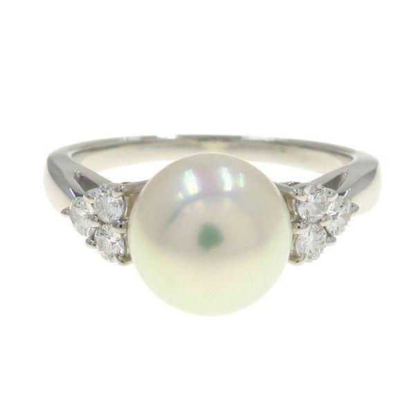 MIKIMOTO ミキモト パールダイヤリング/アコヤ/PR-689R#10 A MIKIMOTO ミキモト パールダイヤリング/アコヤ/PR-689R#10 A