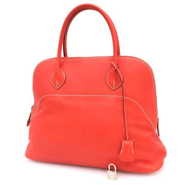 HERMES エルメスボリードリラックスヴォーシッキム/□Pローズジャイプール HERMES（エルメス） ボリードリラックス35 ローズジャイプール
