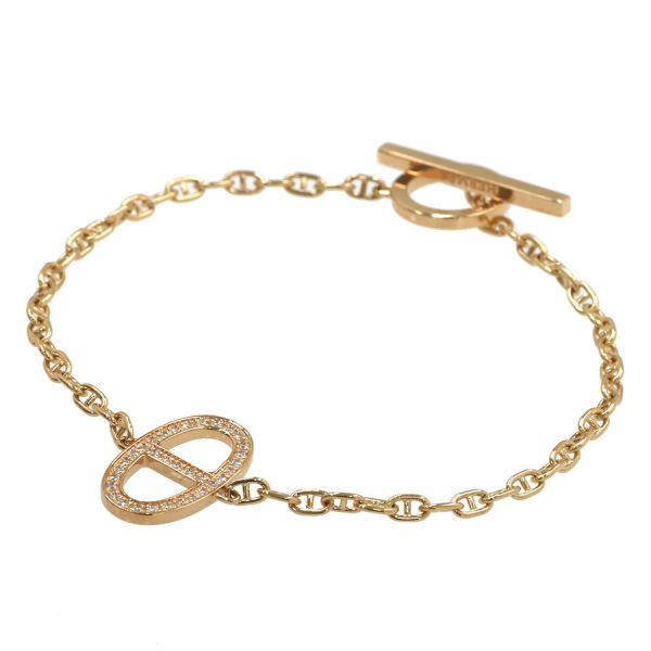 HERMES（エルメス） シェーヌダンクルコントゥールダイヤブレスレット