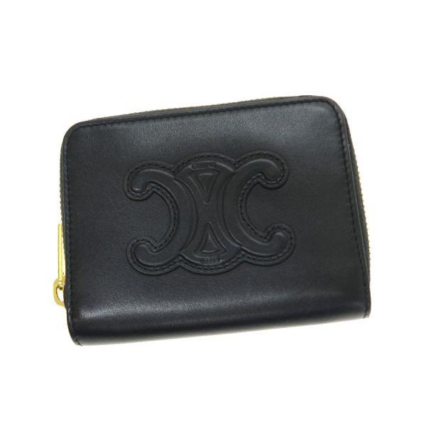 CELINE セリーヌ コンパクト ジップウォレット キュイル CELINE セリーヌ コンパクト ジップウォレット キュイル