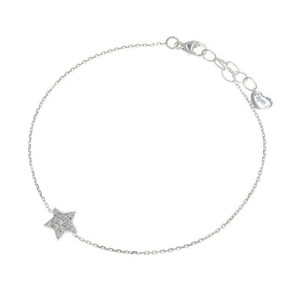 STAR JEWELRY（スタージュエリー） ダイヤブレスレット/スター Aランク