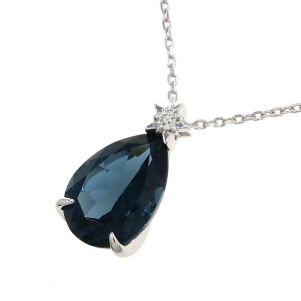 美品　スタージュエリー　スター　ネックレス　ブルー　ジルコニア 美品 スタージュエリー スター ネックレス ブルー ジルコニア STAR