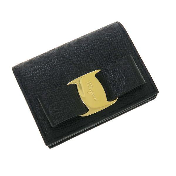 フェラガモ ヴァラ・コンパクトウォレット Aランク. : 質屋さのや  