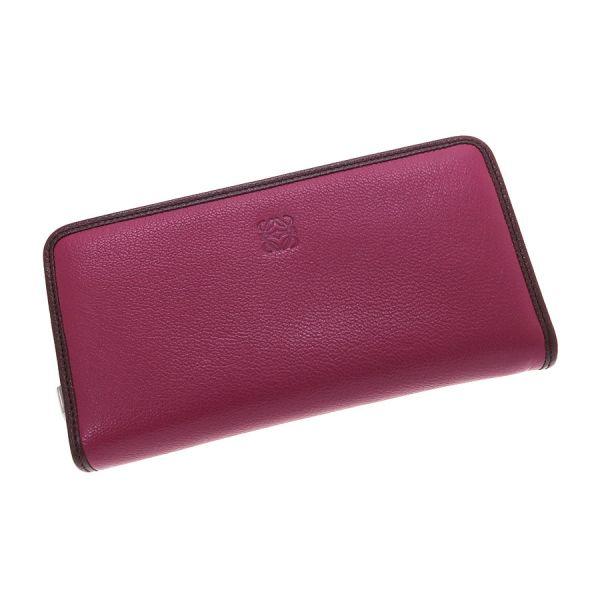 ロエベ ラウンドファスナー長財布  【Bランク】【中古】 LOEWE（ロエベ） ラウンドファスナー長財布 Bランク. : 質屋さのや