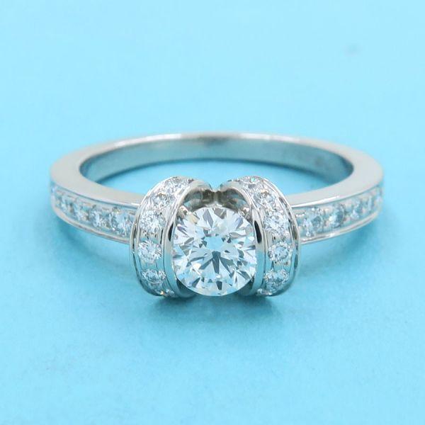 TIFFANY&Co.（ティファニー） リボンダイヤリング/D0.39ct#10近辺 A