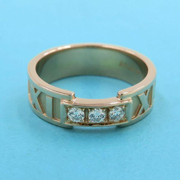 TIFFANY&Co.（ティファニー） アトラスリング/ダイヤ3P#10 Aランク
