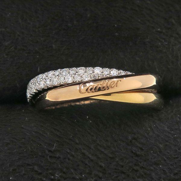 Cartier（カルティエ） トリニティリング/スモールモデル/セミパヴェ