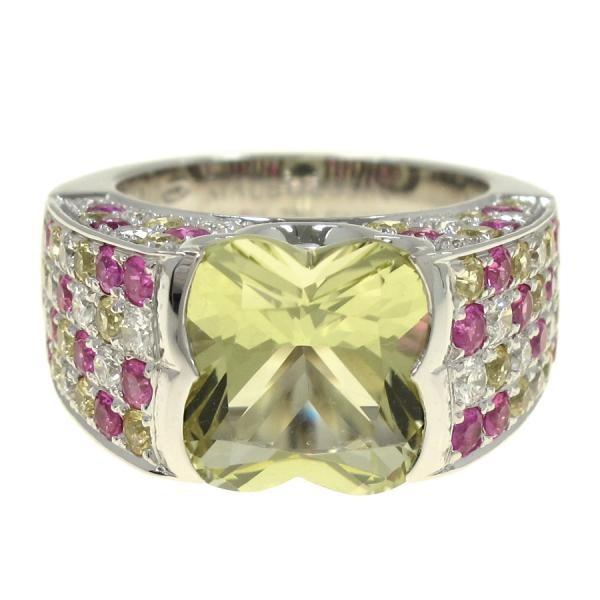 MAUBOUSSIN モーブッサン セゾンドゥラムールリング/レモンクォーツ#12  