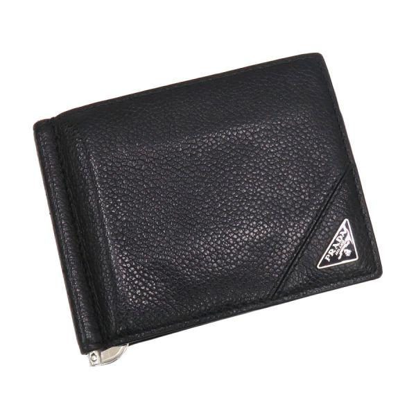【美品】プラダ マネークリップ財布 PRADA（プラダ） マネークリップ付き財布 Bランク. : 質屋さのや Yahoo