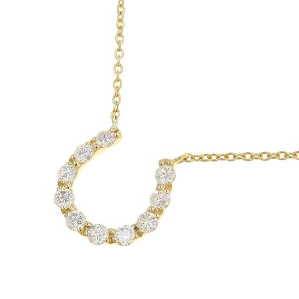 STAR JEWELRY（スタージュエリー） ダイヤネックレス/ホースシュー A 