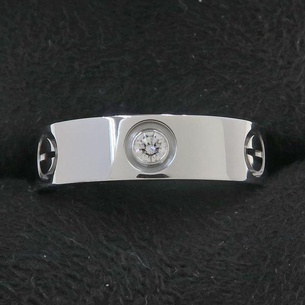 正規品極美品！　カルティエ　ラブリング　ハーフダイヤ　750PG Cartier（カルティエ） ラブリング/ハーフダイヤ#54(日本サイズ13.5号