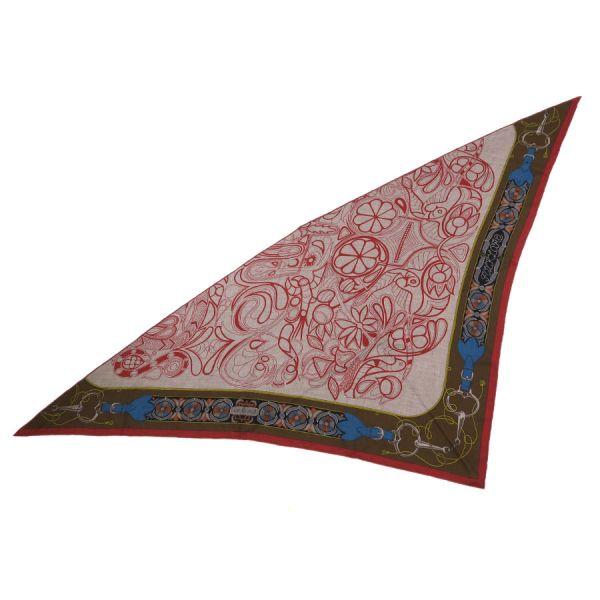 エルメス トライアングルカレジェアン(三角形) ほぼ新品】エルメス