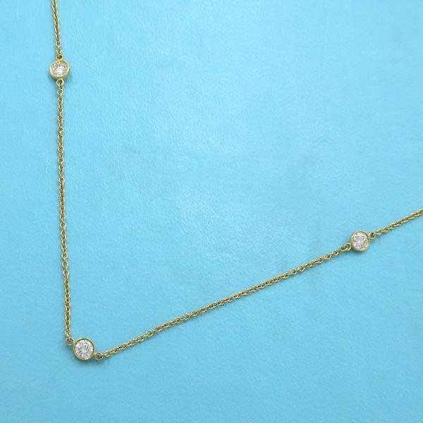 TIFFANY&Co. ティファニー バイザヤードネックレス/ダイヤ3P/D0.30ct A  