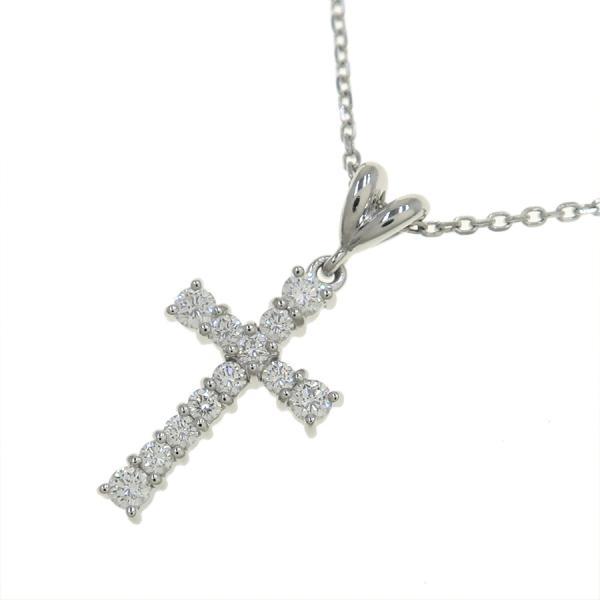 MIKIMOTO ミキモト ダイヤクロスネックレス Aランク. : 質屋さの MIKIMOTO ミキモト ダイヤクロスネックレス Aランク. : 質屋さの