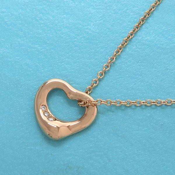 TIFFANY&Co.（ティファニー） オープンハートネックレス/11MM/ダイヤ3P 