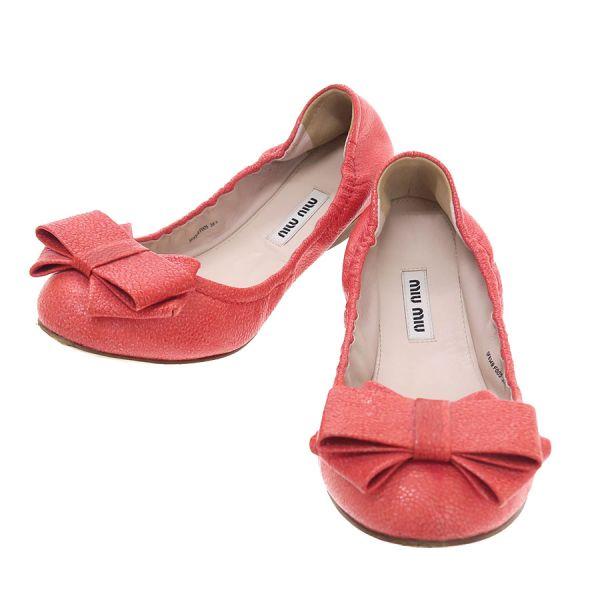 MIUMIU ビジューオープントゥバレーシューズ シルバー 361/2 23.5 MIUMIU ビジューオープントゥバレーシューズ シルバー 361/2 23.5 MIU