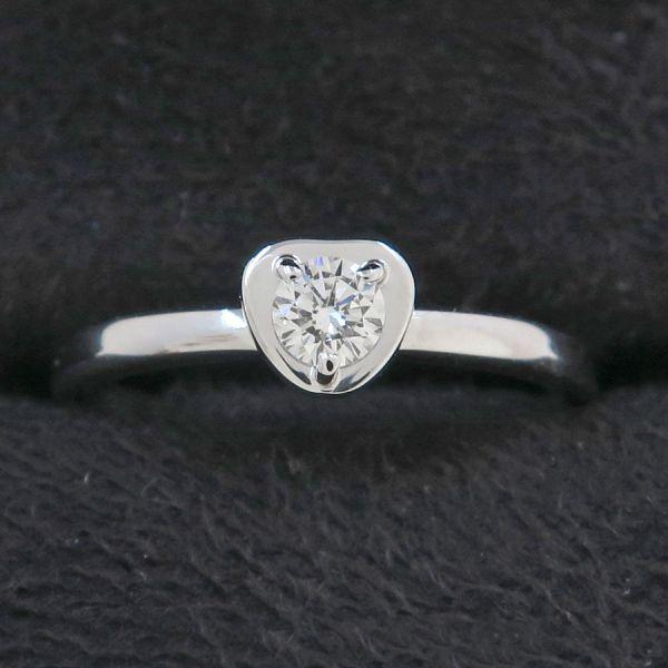 Cartier リング 指輪 3粒ダイヤ サイズ9 【美品】 Cartier（カルティエ） ディアマンレジェリング/ハート#51(日本サイズ