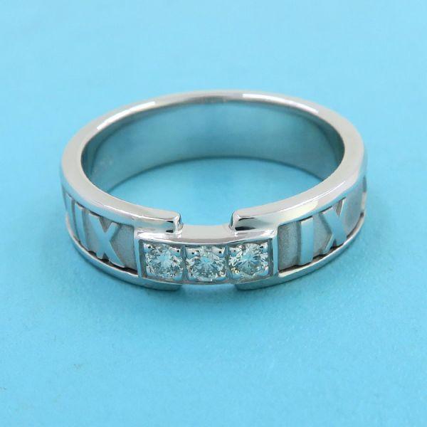 TIFFANY&Co.（ティファニー） アトラスリング/ダイヤ3P#14 Aランク