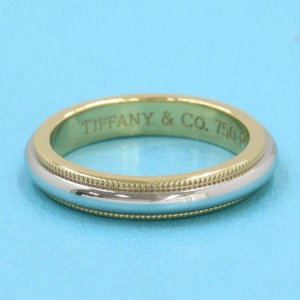 TIFFANY&Co. ティファニー ミルグレインバンドリング#7.5 A TIFFANY&Co. ティファニー ミルグレインバンドリング#7.5 A