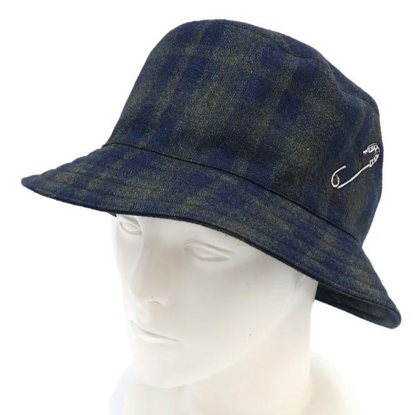 正規品エルメス帽子 楽天市場】HERMES エルメス 帽子 ネバダ ライン #58 黒