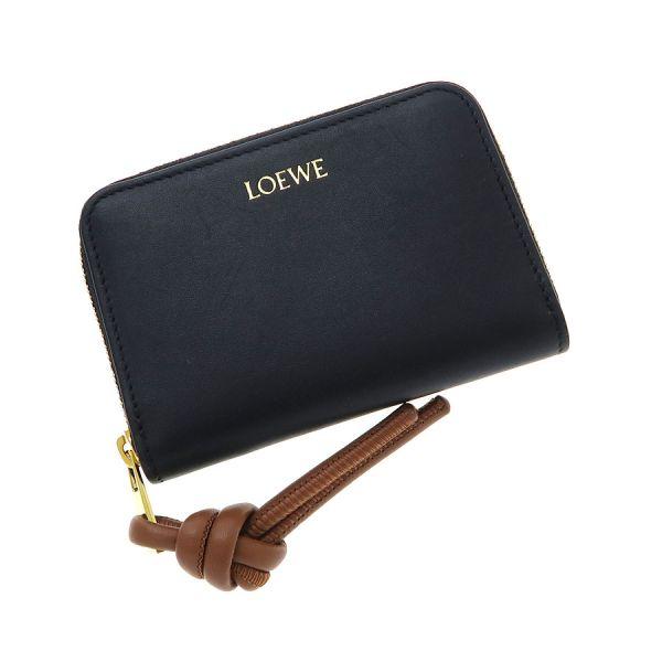 LOEWE（ロエベ） ジップ コインパース(シャイニーナパカーフ) Aランク