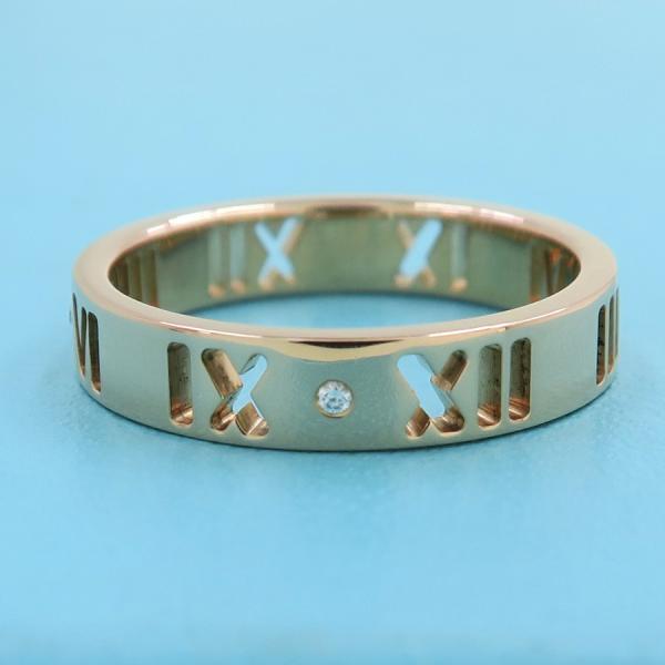 TIFFANY&Co. ティファニー アトラスリング/ダイヤ4P#7近辺 A TIFFANY&Co. ティファニー アトラスリング/ダイヤ4P#7近辺 A