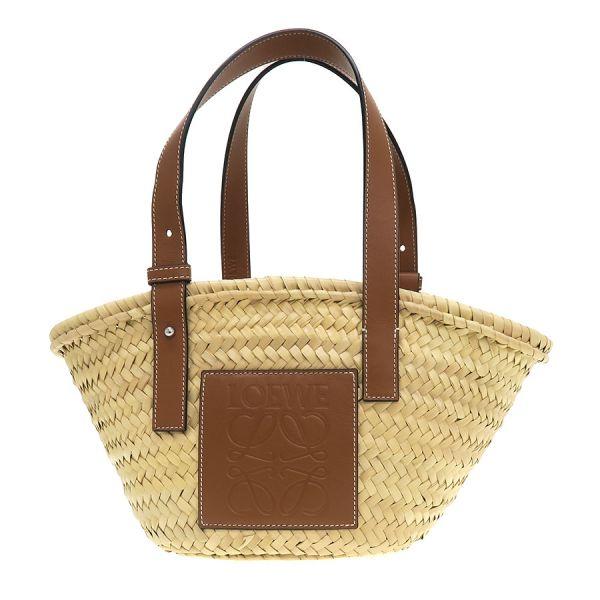 さおたん　LOEWE バスケットバッグ スモール ロエベ LOEWE/かごバッグ/バスケットバッグスモール /タン