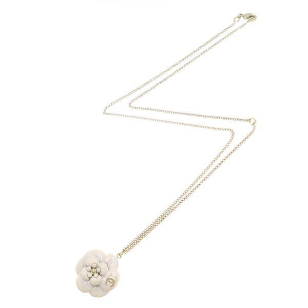 CHANEL シャネル 10Pカメリアネックレス Bランク. : 質屋さのや CHANEL シャネル 10Pカメリアネックレス Bランク. : 質屋さのや